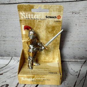Schleich 2003 World of Knights RED KNIGHT w/BIG SWORD 70010 Foot Soldier